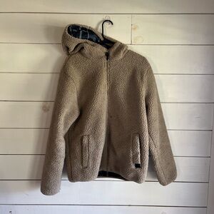 RAINFOREST Tan Sherpa Jacket